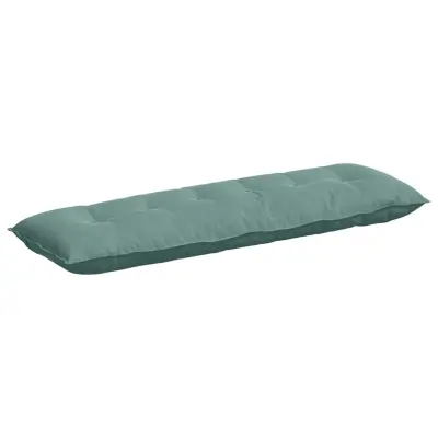 vidaXL Poglavni vzglavnik Morsko zelena 160 x 50 cm Žametna tkanina