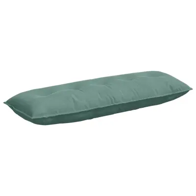 vidaXL Poglavni vzglavnik Morsko zelena 140 x 50 cm Žametna tkanina