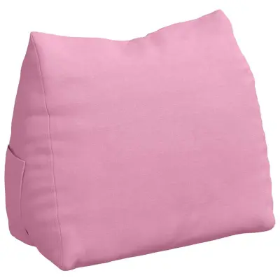 vidaXL Poglavni vzglavnik Roza 45 x 20 x 35 cm blago