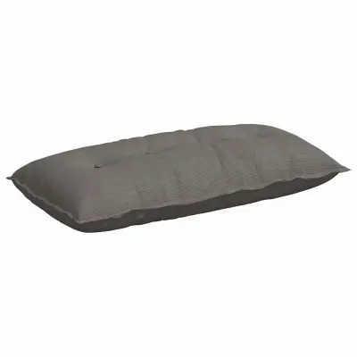 vidaXL Poglavni vzglavnik Svetlo siva 100 x 50 cm Žametna tkanina
