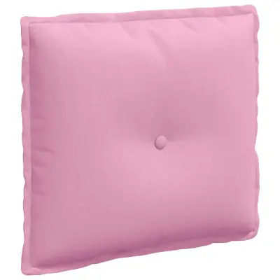 vidaXL Poglavni vzglavnik Roza 50 x 19 x 45 cm blago