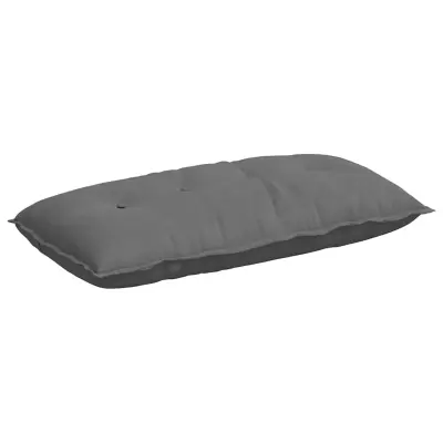 vidaXL Poglavni vzglavnik Temno siva 100 x 50 cm Mikrofiber tkanina