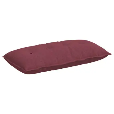 vidaXL Poglavni vzglavnik Vinorodna rdeča 100 x 19 x 50 cm blago