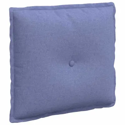 vidaXL Poglavni vzglavnik Jeans modra 50 x 19 x 45 cm blago