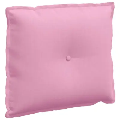 vidaXL Poglavni vzglavnik Roza 60 x 19 x 50 cm blago