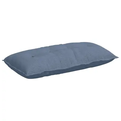 vidaXL Poglavni vzglavnik Modra 100 x 50 cm Žametna tkanina