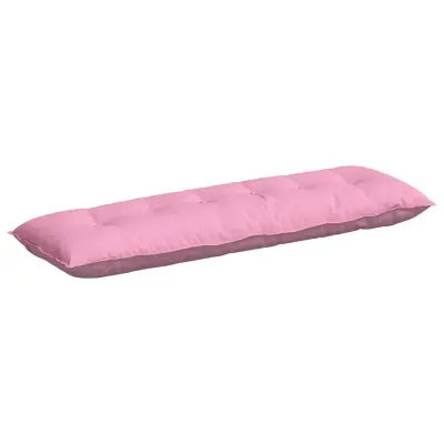 vidaXL Poglavni vzglavnik Roza 160 x 19 x 50 cm blago