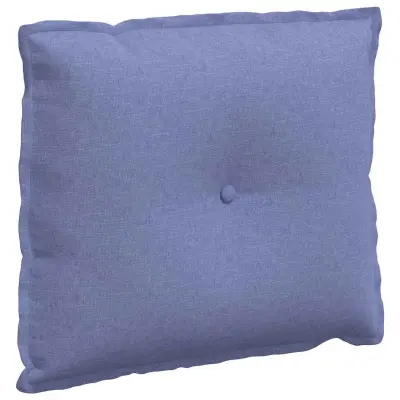 vidaXL Poglavni vzglavnik Jeans modra 60 x 19 x 50 cm blago