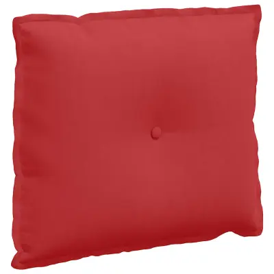 vidaXL Poglavni vzglavnik Rdeča 60 x 19 x 50 cm blago