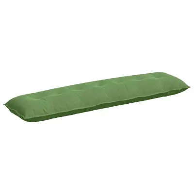 vidaXL Poglavni vzglavnik Svetlo zelena 200 x 50 cm Žametna tkanina