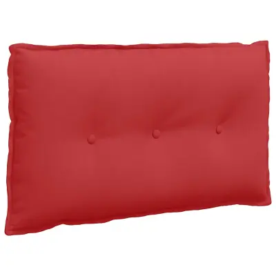 vidaXL Poglavni vzglavnik Rdeča 80 x 19 x 50 cm blago