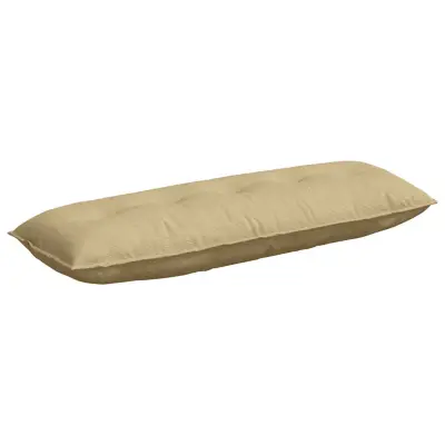 vidaXL Poglavni vzglavnik Siva zelena 140 x 50 cm Žametna tkanina