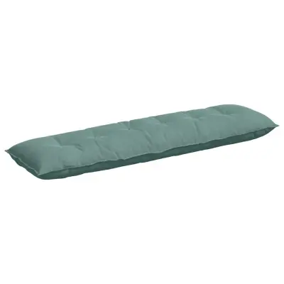 vidaXL Poglavni vzglavnik Morsko zelena 180 x 50 cm Žametna tkanina