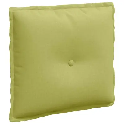 vidaXL Poglavni vzglavnik Svetlo zelena 50 x 19 x 45 cm blago