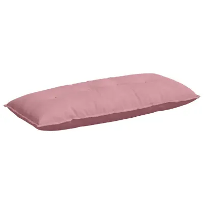 vidaXL Poglavni vzglavnik Roza 120 x 50 cm Žametna tkanina