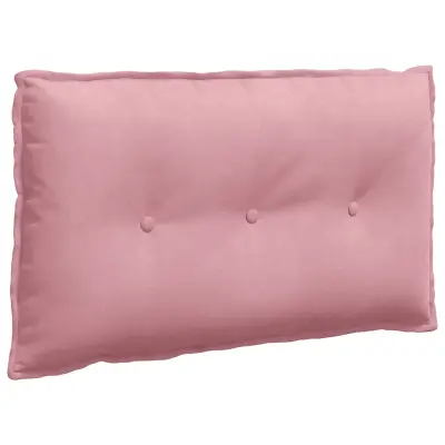 vidaXL Poglavni vzglavnik Roza 80 x 50 cm Žametna tkanina