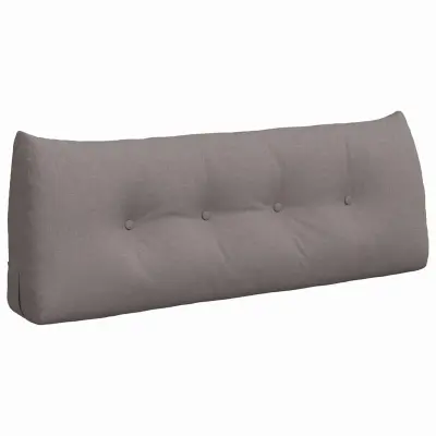 vidaXL Poglavni vzglavnik Taupe 120 x 24 x 50 cm blago