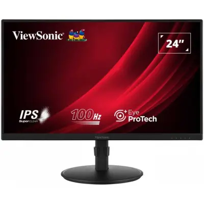 Monitor Viewsonic 60,5 cm (23,8") VG2408A-MHD 1920x1080 100Hz IPS 5ms VGA HDMI DisplayPort Pivot Zvočniki  3H sRGB108% G2