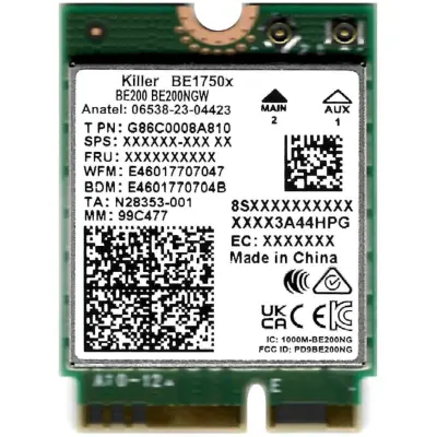 Mrežna kartica PCIe 2230 WiFi 7 BE1750 2x2 BE BT 5.4 No vPro (BE200.NGWG.NVX)
