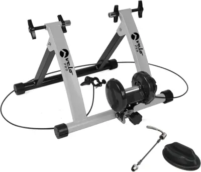 Turbo Trainer Magnetno notranje kolo s spremenljivim uporom Cestno gorsko kolo, srebrno
