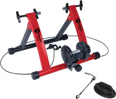 Turbo Trainer Magnetno notranje kolo s spremenljivim uporom, gorsko kolo, rdeče barve