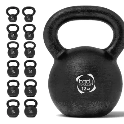 Litoželezne uteži Body Revolution 12 kg