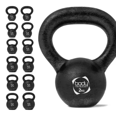 Litoželezne uteži Body Revolution 2 kg