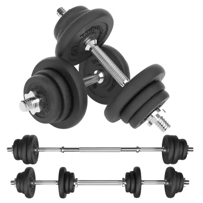 Komplet uteži Body Revolution iz litega železa 20 kg