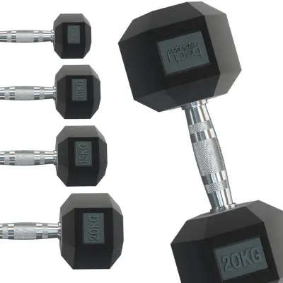 Body Revolution šesterokotne uteži, par 3 kg