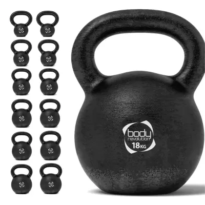 Litoželezne uteži Body Revolution 18 kg