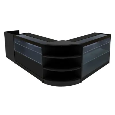 Theia LED prodajni pult K1200, C1200, TB60 in LM60 - črne barve