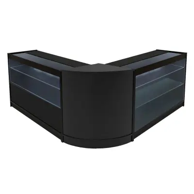 Hera LED komplet prodajnih pultnih svetilk K1200, C1200 in CM60 - črne barve