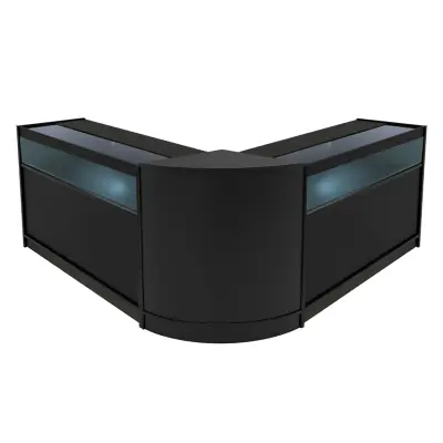 Iris LED komplet za prodajni pult CM60 in 2 x B1200 - črn