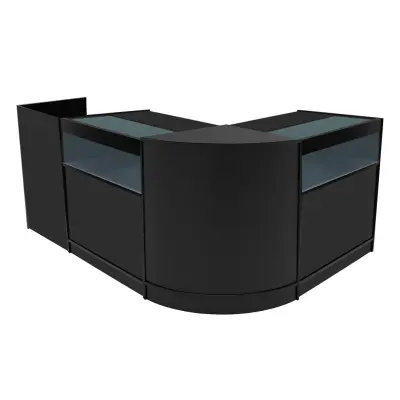 Luna LED komplet prodajnih pultnih svetilk CM60, TB60 in 2 x B900 - črne barve