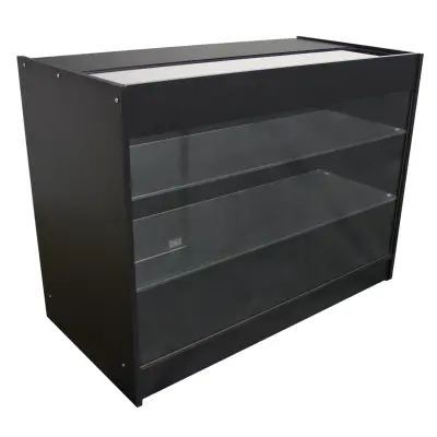 Vitrina za izdelke za maloprodajo K1200 - črna