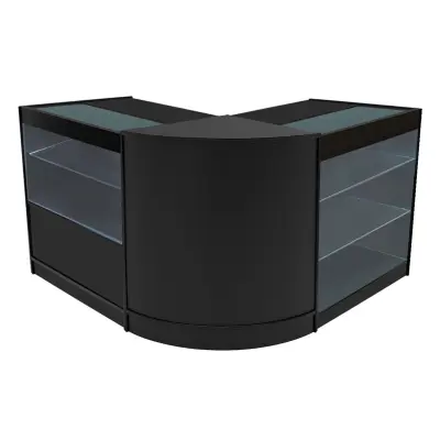 Hera LED komplet prodajnih pultnih svetilk K900, C900 in CM60 - črne barve