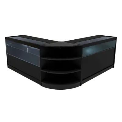 Harmonia LED komplet prodajnih pultnih svetilk B1500, C1500 in LM60 - črne barve