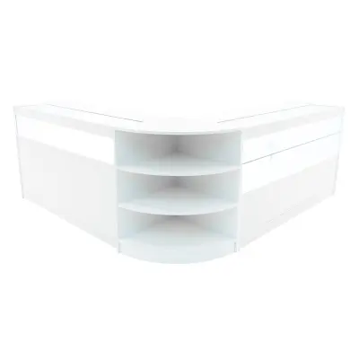 Harmonia LED komplet prodajnih pultov B1500, C1500 in LM60 - bel