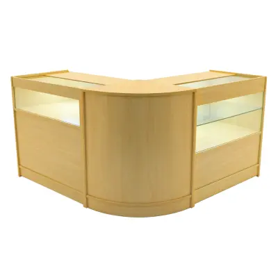 Adonis LED prodajni pult B900, C900 in CM60 - javor