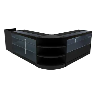 Theia LED prodajni pult K1500, C1500, TB60 in LM60 - črne barve