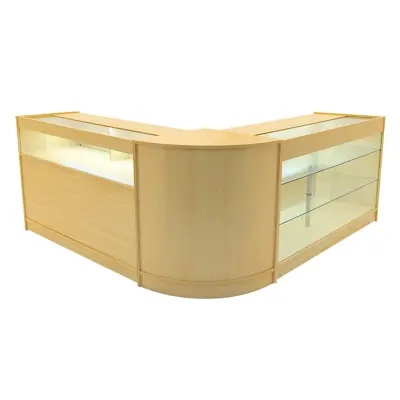 Komplet prodajnih pultnih svetilk Triton LED K1500, B1500 in CM60 - javor