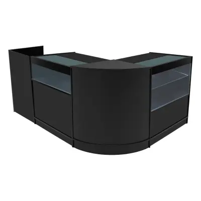 Komplet gravitacijskih LED prodajnih pultnih svetilk B900, C900, TB60 in CM60 - črne barve
