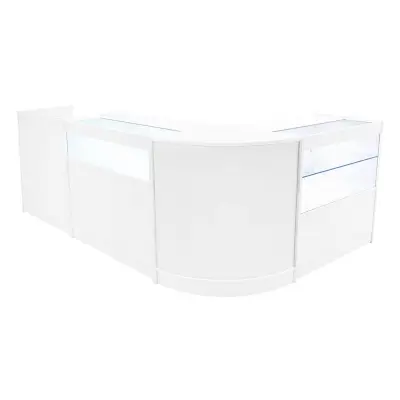Komplet gravitacijskih LED prodajnih pultnih svetilk B900, C900, TB60 in CM60 - bel