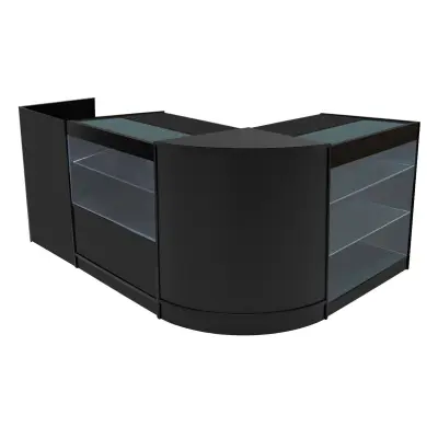 Vega LED komplet prodajnih pultnih svetilk K900, C900, TB60 in CM60 - črne barve