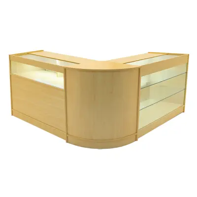 Komplet prodajnih pultnih svetilk Triton LED K1200, B1200 in CM60 - javor
