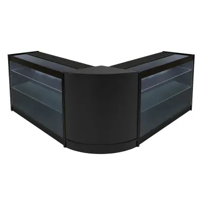 Helios LED komplet prodajnih pultov CM60 in 2 x K1500 - črne barve
