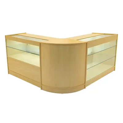 Hera LED prodajni pult K1200, C1200 in CM60 - javor