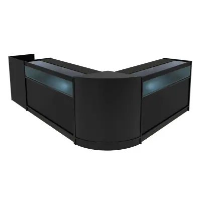 Luna LED komplet prodajnih pultnih svetilk CM60, TB60 in 2 x B1200 - črne barve