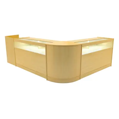 Luna LED komplet prodajnih pultnih svetilk CM60, TB60 in 2 x B1500 - javor