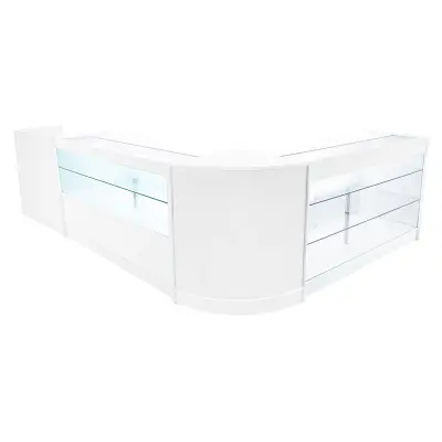 Vega LED komplet prodajnih pultnih svetilk K1500, C1500, TB60 in CM60 - bel